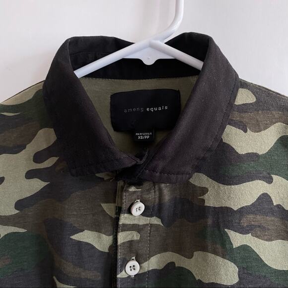 Men’s camo polo shirt size XS Harlem+ - Picture 4 of 6